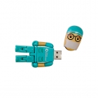 Plastic Usb Drives - High speed custom logo grade A chip 128mb-128gb Plastic doctor shaped usb drive 2.0 LWU230